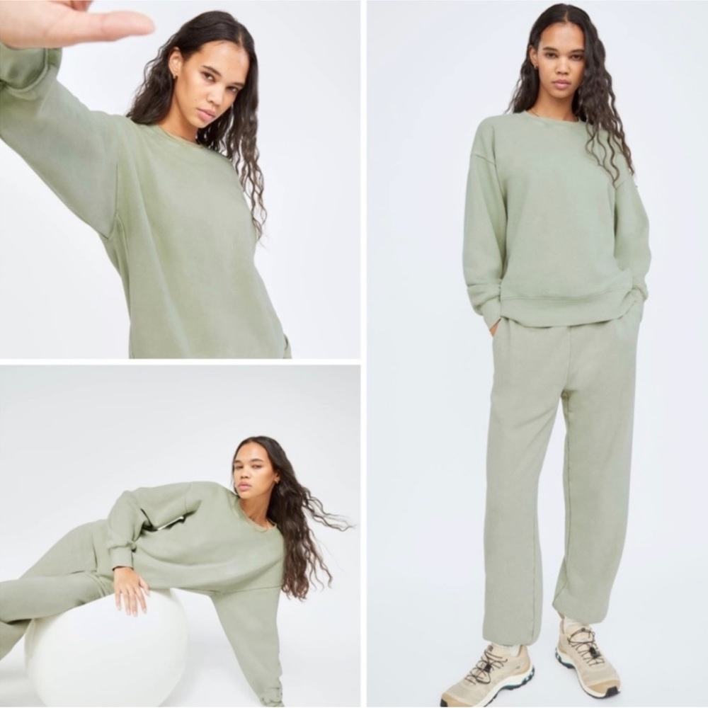 TNA cozy fleece boyfriend sweatshirt